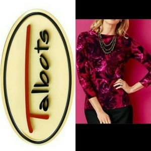 Talbots 🌹 Print Sweater